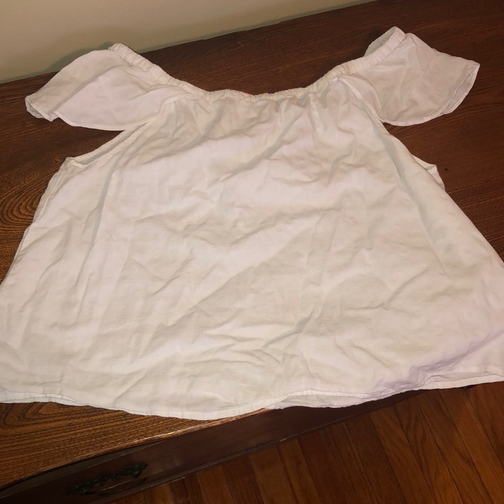 J crew off the shoulder top